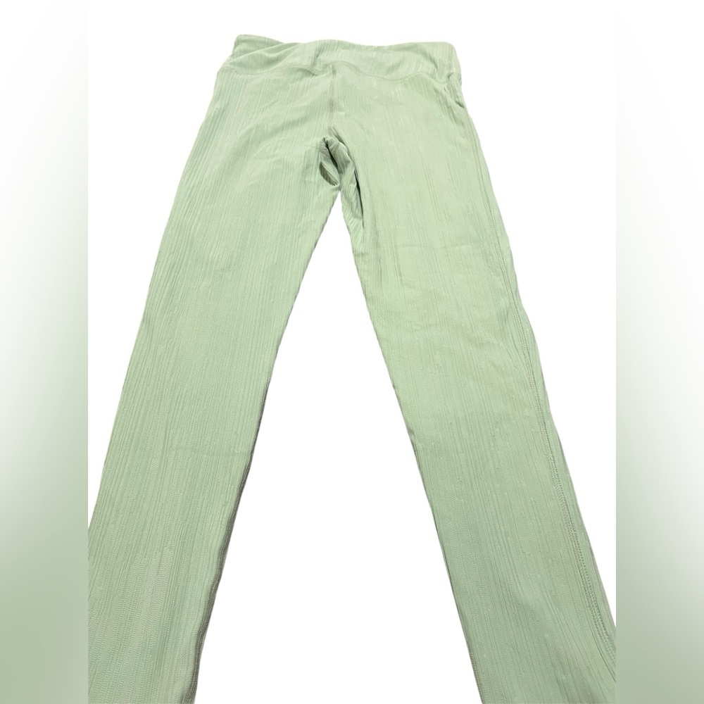 Mono B Women’s High Rise Mint Green Leggings